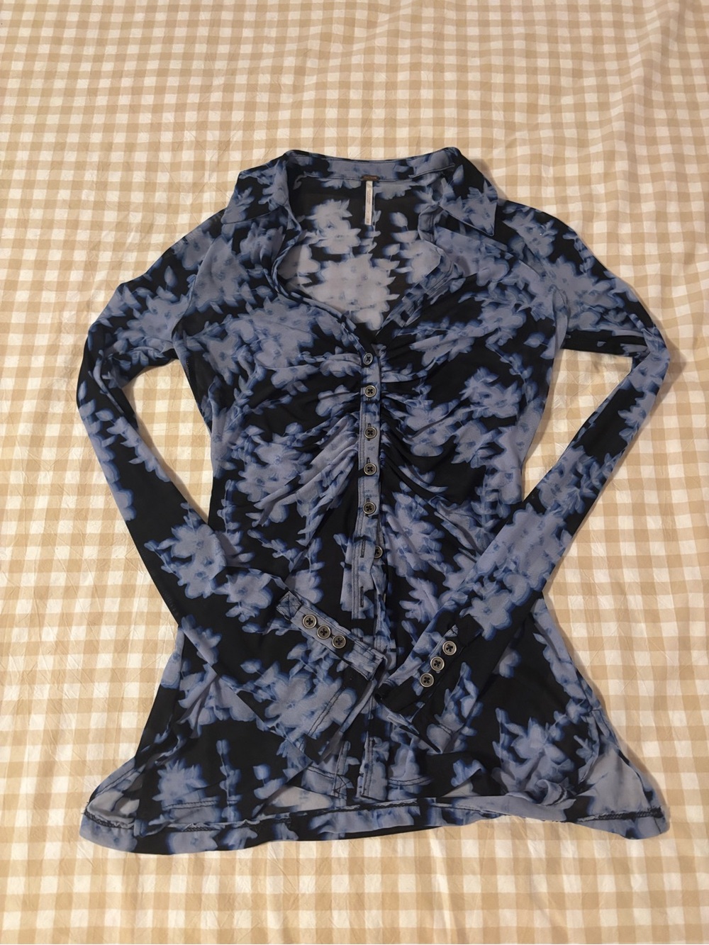 Free People Mesh Blouse